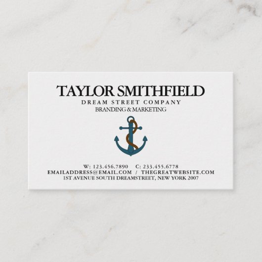  Nautisch Visitekaartje (Voorkant)