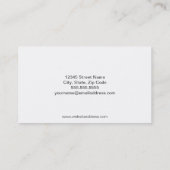 Nautisch Visitekaartje (Achterkant)