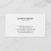 Nautisch Visitekaartje (Achterkant)