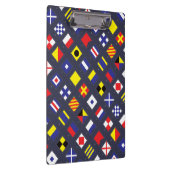 Nautisch vlaggenpatroon klembord (Rechts)