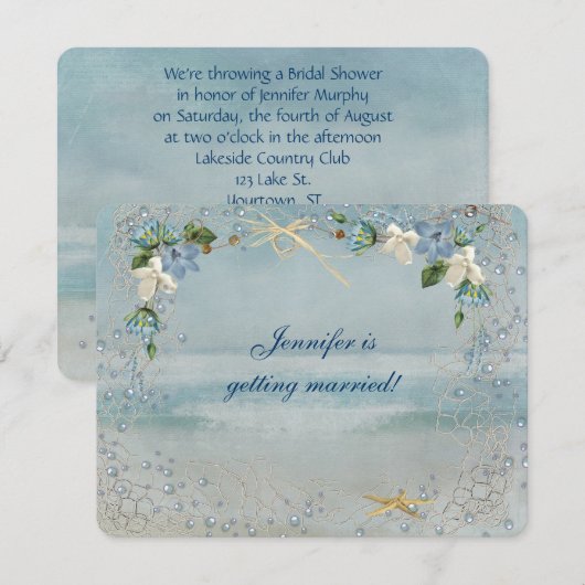 Nautisch Vrijgezellenfeest Kaart (Voorkant / Achterkant)