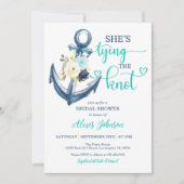 Nautisch Ze is Tying the Knot Vrijgezellenfeest (B Kaart (Voorkant)