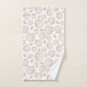 Nautisch Zee Shell Pattern Bad Handdoek (Handdoek)