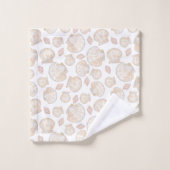 Nautisch Zee Shell Pattern Bad Handdoek (Wasdoekje)