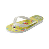 Nautisch Zee Teenslippers van het groene Kind Lemo (Schuin)