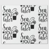 Nautisch Zee u later thema Cadeaupapier (Vlak)