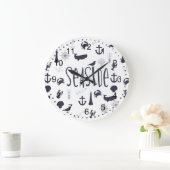 Nautisch zeeoppervlak grote klok (Huis)