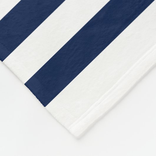 Nautische anker aangepaste monogrammen wit fleece deken (Hoek)