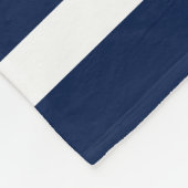 Nautische Anker Custom Monogrammen Marine Fleece Deken (Hoek)