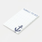 Nautische anker dingen om te doen post-it® notes (Schuin)