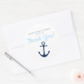 nautische anker gunst dank u Label Stickers (Envelop)