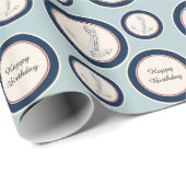 Nautische ankers cadeaupapier (Rol Hoek)