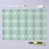 Nautische ankers en helmen tissuepapier (Craft)