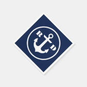 Nautische Beginletters Servet (Hoek)