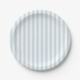 Nautische Blauwe Streep Papier Borden Papieren Bordje