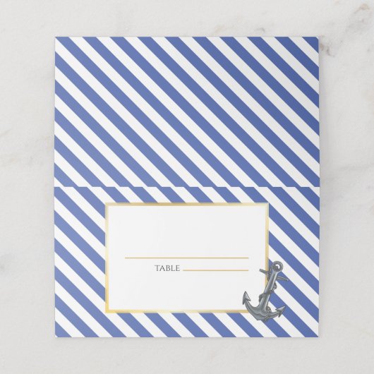 Nautische Boot Anker Fabulous Zeilbruiloft (Buitenkant ongevouwen)