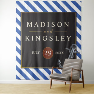 Nautische Boot Anker Fabulous Zeilbruiloft Wandkleed