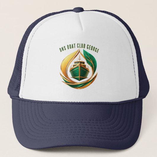 Nautische boot mesh cap trucker pet (Voorkant)