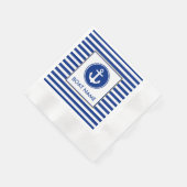 Nautische Boot Naam Partij Servetten (Hoek)