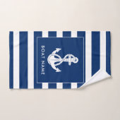 Nautische Boot Swag Wit Anker Custom Handdoek (Handdoek)