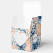 Nautische bruiloft Strand Seashell Bloemen Bedankdoosjes (Geopend)