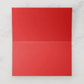 Nautische bruiloft vuurtoren strand zomer rood (Binnenkant ongevouwen)