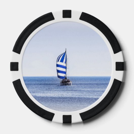 Nautische dromen pokerchips (Voorkant)