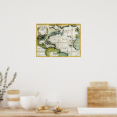 Nautische Grafiek 1691 Poster (Keuken)