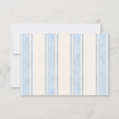 Nautische Hand Getrokken Palm Tree Wedding Bedankkaart (Achterkant)