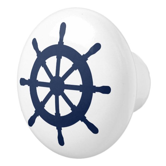 Nautische helm aangepaste deur en lade pull knoppe keramische knop (Rechts)