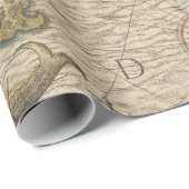 Nautische kaart Cadeaupapier (Rol Hoek)