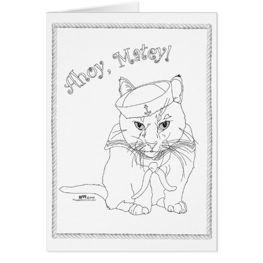 Nautische Kat (Voorkant)