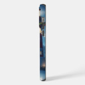 Nautische Kerstvuurtoren iPhone Hoesje (Linkerkant)