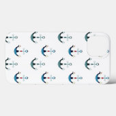 Nautische kleurrijke ankers Case-Mate iPhone case (Achterkant (horizontaal))