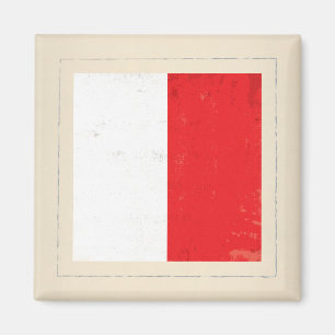 Nautische letter "H" Signaalvlag Magneet