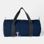 Nautische Marine Blauwe Boot Naam Custom Cruise Plunjezak (Achterkant)