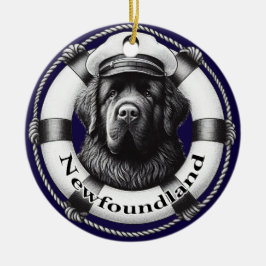 nautische newf-cirkel-Ornament Keramisch Ornament