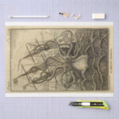 Nautische Octopus Boot Ephemera Decoupage Schip Tissuepapier (Craft)