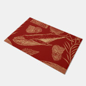 nautische rode deurmat (Schuin)