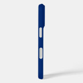 Nautische Schepen Wiel Blauw+Wit (Personaliseer) Case-Mate iPhone Case (Achterkant / Rechts)