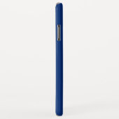 Nautische Schepen Wiel Blauw+Wit (Personaliseer) Case-Mate iPhone Case (Achterkant/rechts)