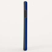 Nautische Schepen Wiel Blauw+Wit (Personaliseer) Case-Mate iPhone Case (Achterkant/rechts)