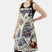 Nautische Sealife Illustratie Schort (Insitu)