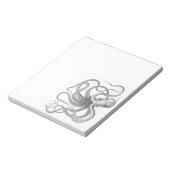 Nautische steampunk octopus boek tekening notitieblok (Gedraaid)