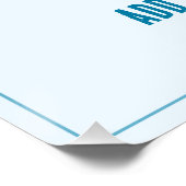 Nautische ster. Kompas roos. Sailor Gift Sjabloon Perfect Poster (Hoek)