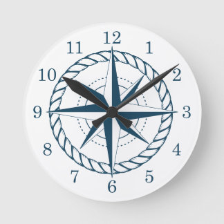 Nautische Sterrenklok Ronde Klok