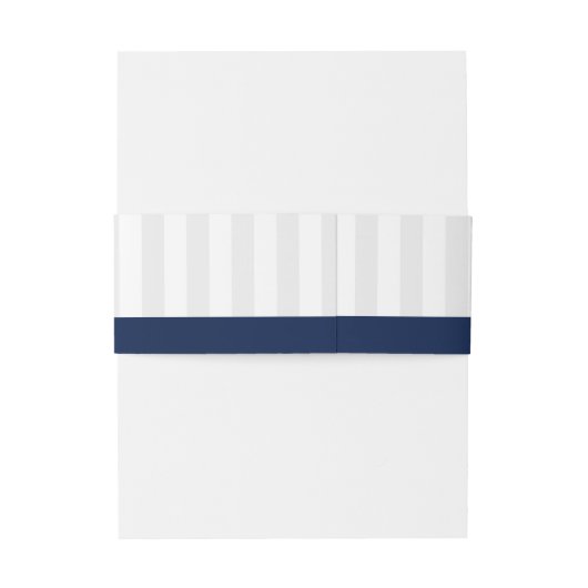 Nautische stijl bruiloft aangepaste monogrammen uitnodigingen wikkel (Achterkant Voorbeeld)