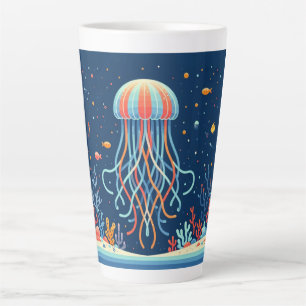 Nautische/strand/kustkwallen Latte Mok