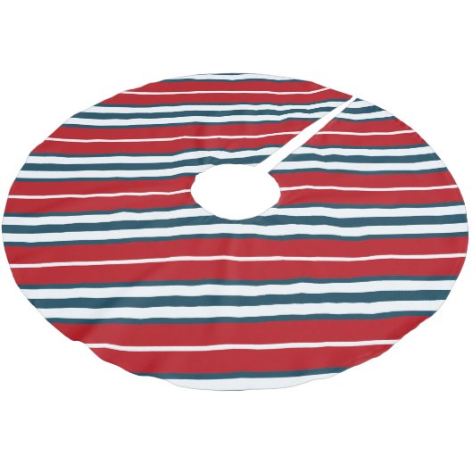 Nautische strepen kerstboom rok (Gekanteld)