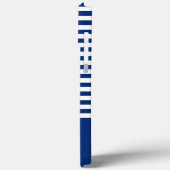 Nautische Strepen+Schepen Wiel Blauw+Wit Case-Mate iPhone Case (Achterkant / Links)